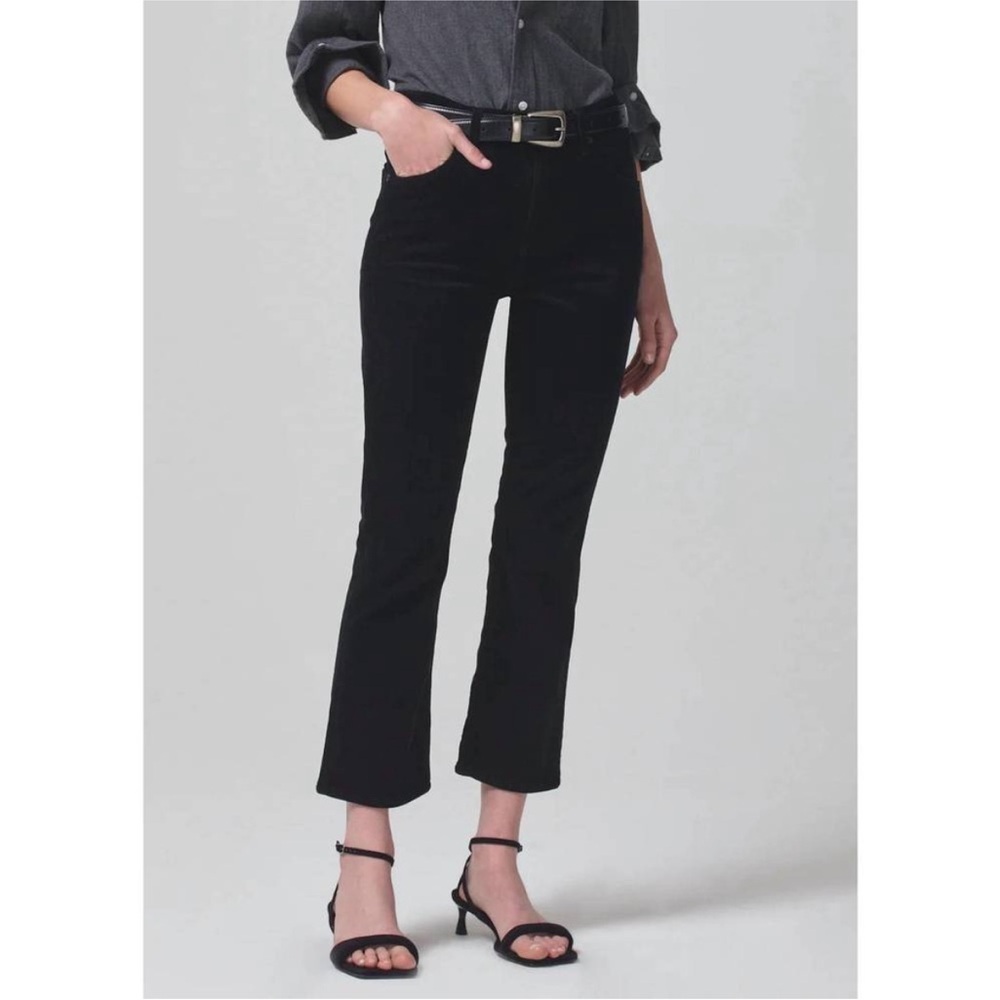 Citizens of Humanity Isola Mid Rise Cropped Boot Jeans